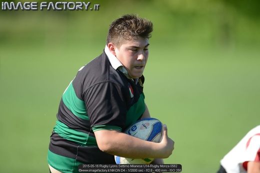 2015-05-16 Rugby Lyons Settimo Milanese U14-Rugby Monza 0562